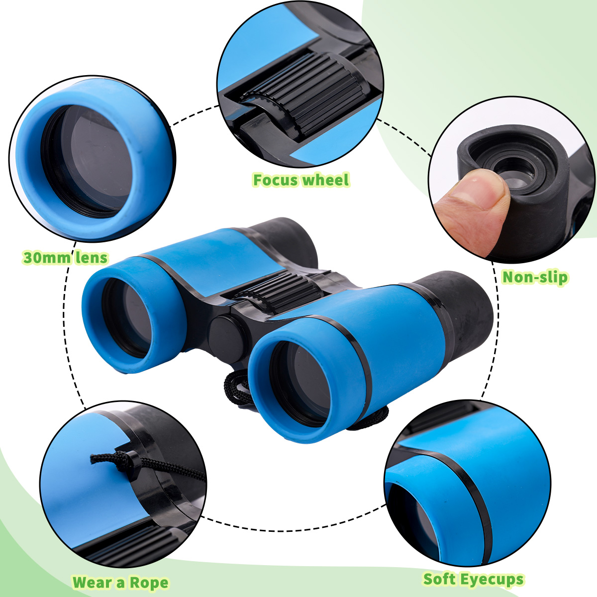 Outdoor Hunting Gifts - Kids Binoculars Set for Age 6-18