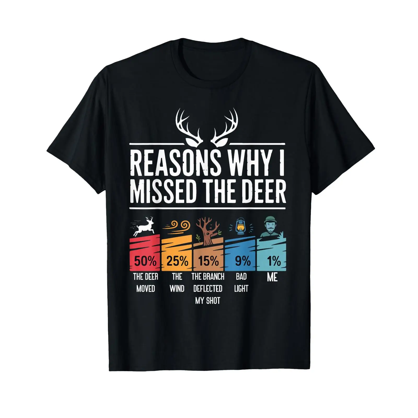 Funny Deer Hunting Reasons Out - Outdoor Hunting Graphic Tees ulasan dan harga