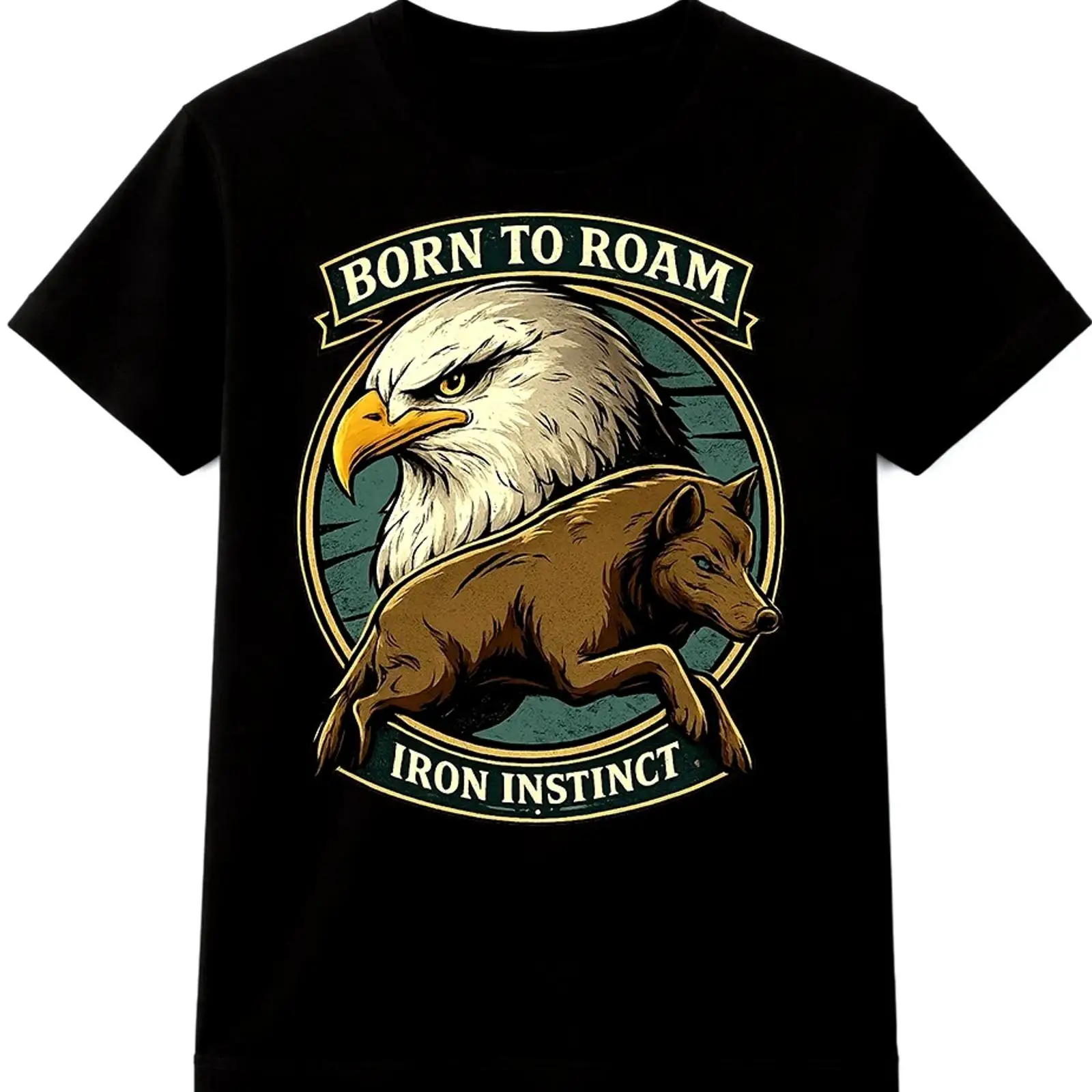 Eagle Wild Boar T Shirt Born t - Wildman Hunting & Outdoor Photos ulasan dan harga