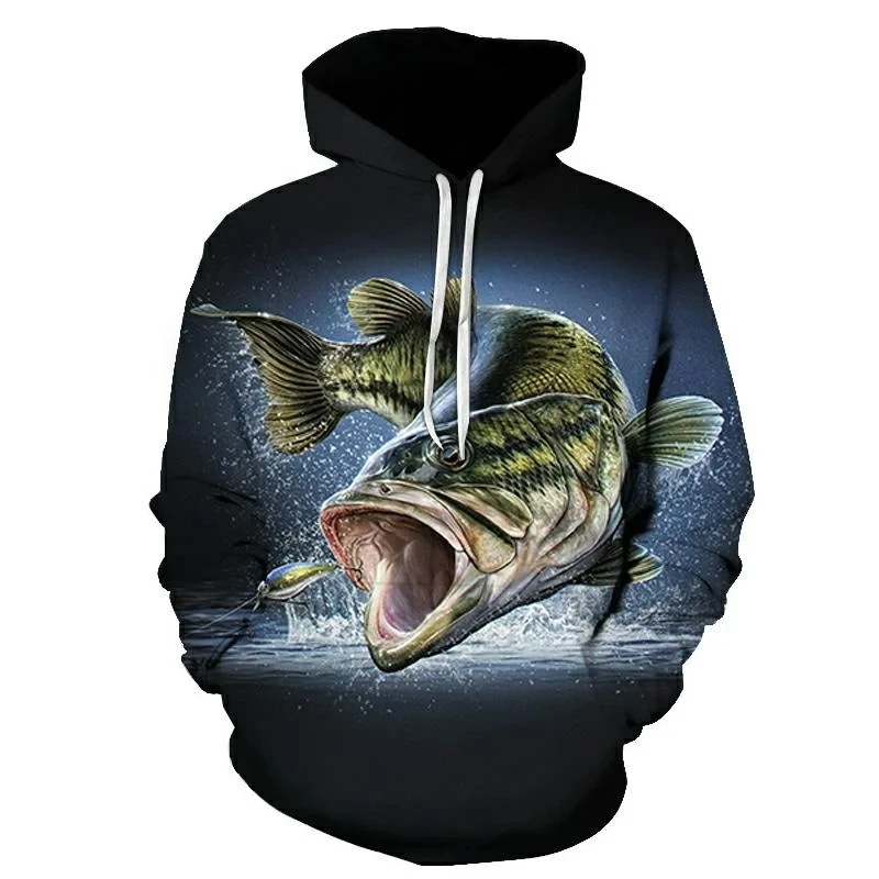 New 3D Printing CARP Fishing P - Outdoor Hunting Hoodie ulasan dan harga