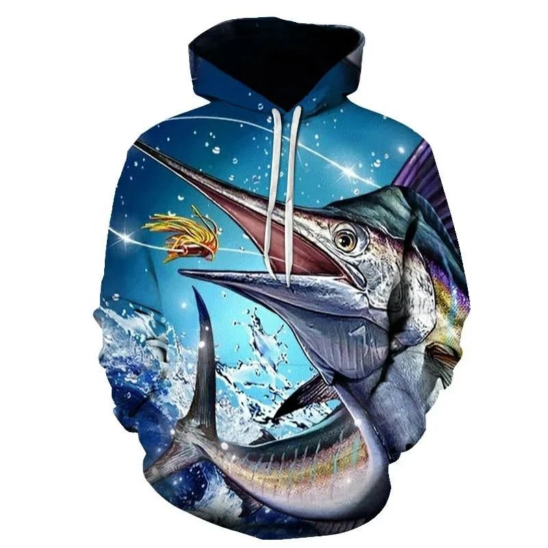 New 3D Printing CARP Fishing P - Outdoor Hunting Hoodie ulasan dan harga