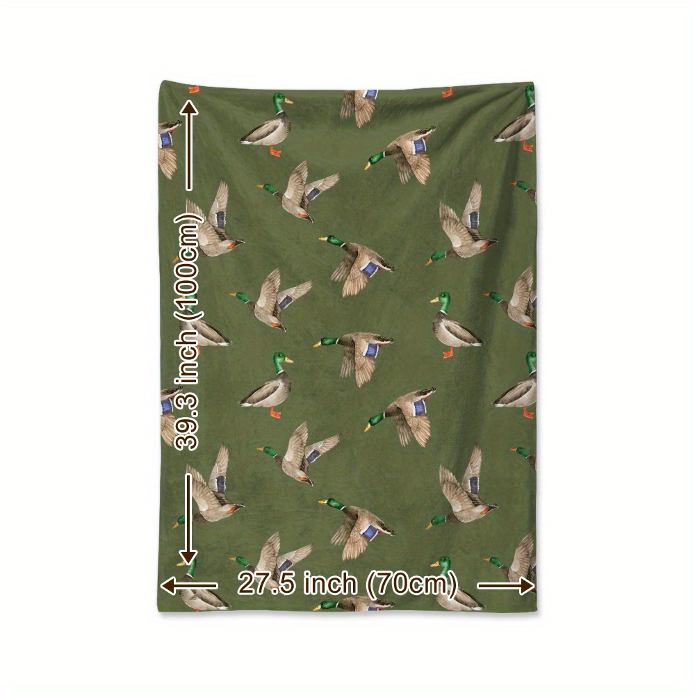 Mallard Duck Fleece Blanket Hu - Outdoor Hunting Gifts ulasan dan harga