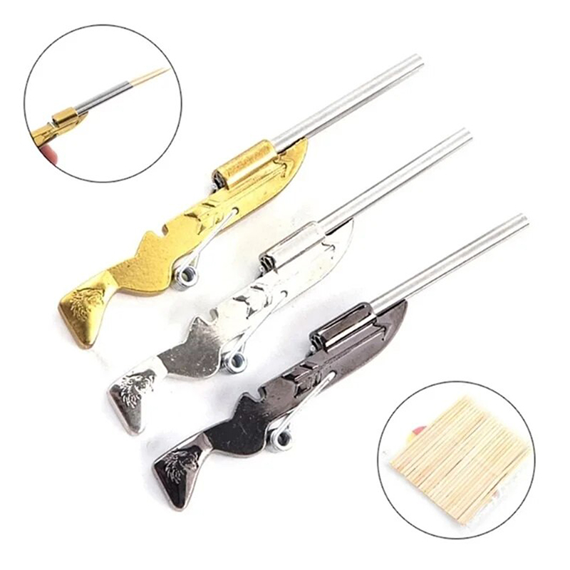 Mini Toothpick Gun Guntoy Toot - Outdoor Hunting Gifts ulasan dan harga