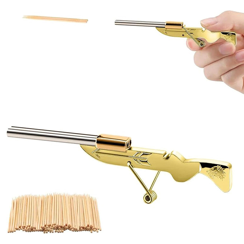 Mini Toothpick Gun Guntoy Toot - Outdoor Hunting Gifts ulasan dan harga