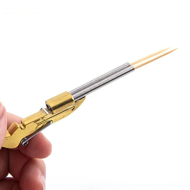 Mini Toothpick Gun Guntoy Toot - Outdoor Hunting Gifts ulasan dan harga