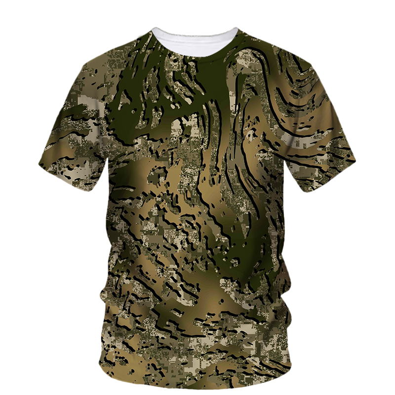 Summer Fashion New Hunting Cam - Outdoor Hunting Graphic Tees ulasan dan harga