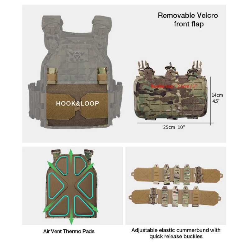 YAKEDA Tactical Vest 6094 Fast - Outdoor Hunting Vest ulasan dan harga