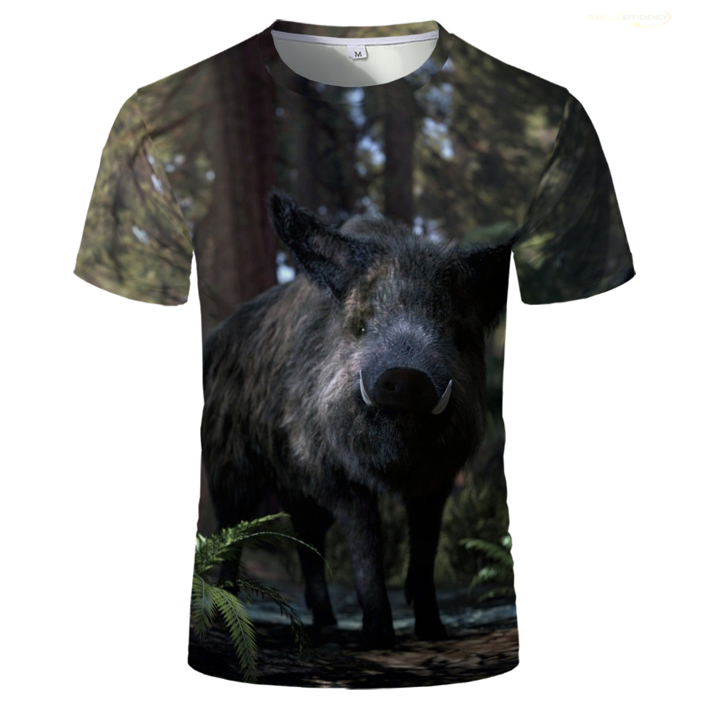 2024 Camo Hunting Wild Boar Gr - Outdoor Hunting Graphic Tees ulasan dan harga