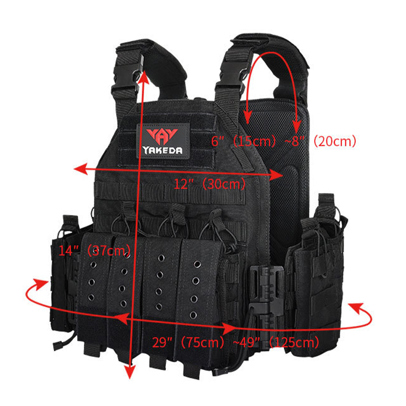 YKEDA 1000D Nylon Plate Carrie - Outdoor Hunting Vest ulasan dan harga