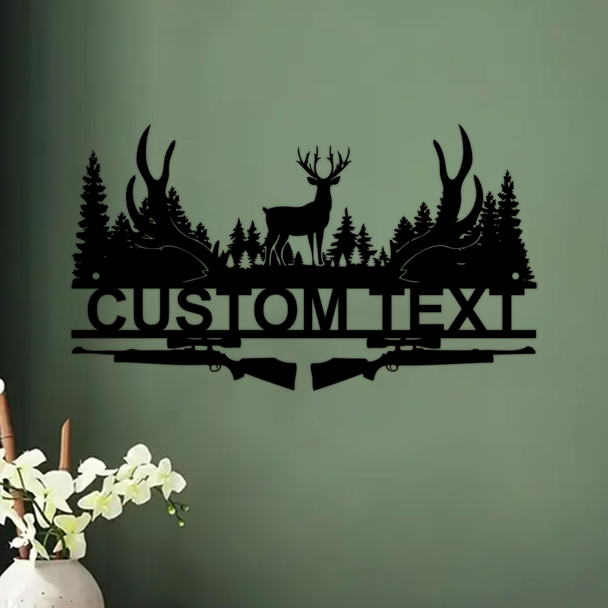 Custom Deer Cabin Metal Sign,  - Outdoor Hunting Gifts ulasan dan harga