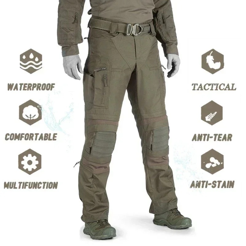 Men Camouflage Tactical Cargo  - Outdoor Hunting Trousers ulasan dan harga