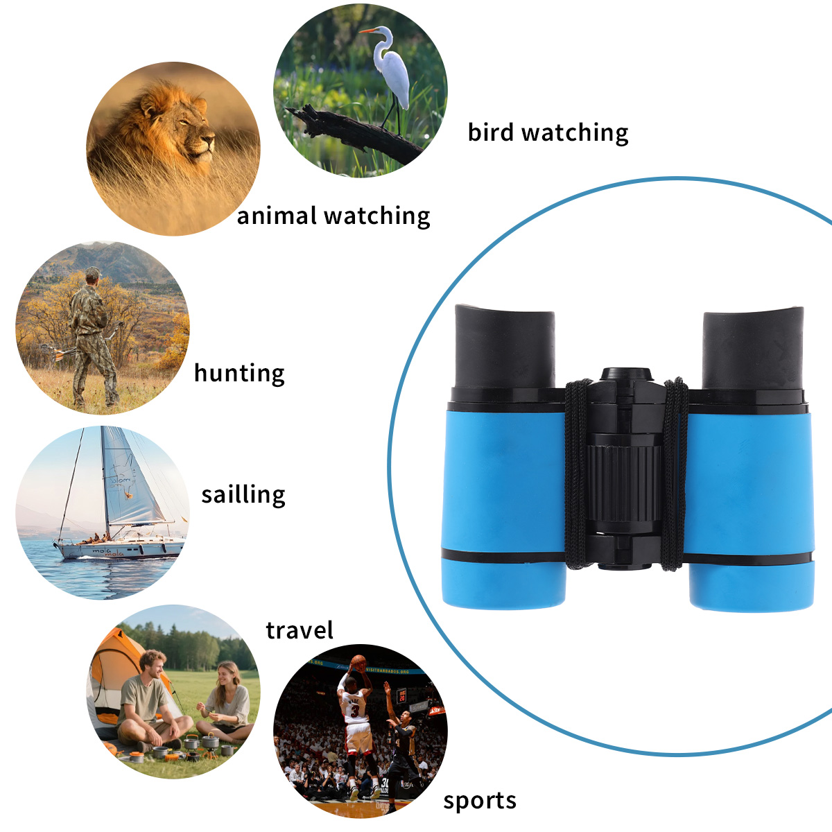 Kids Binoculars Set for Age 6- - Outdoor Hunting Gifts ulasan dan harga