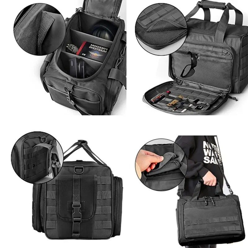 Gun Range Storage Bag with MOL - Outdoor Hunting Range ulasan dan harga