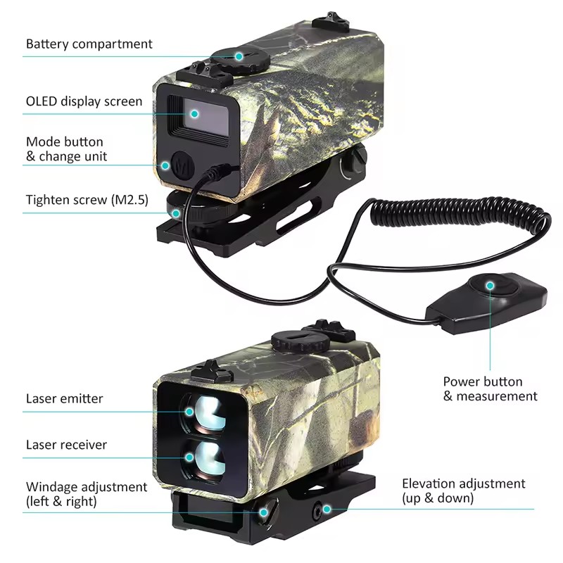 Mini Laser Automatic Range Fin - Outdoor Hunting Range ulasan dan harga