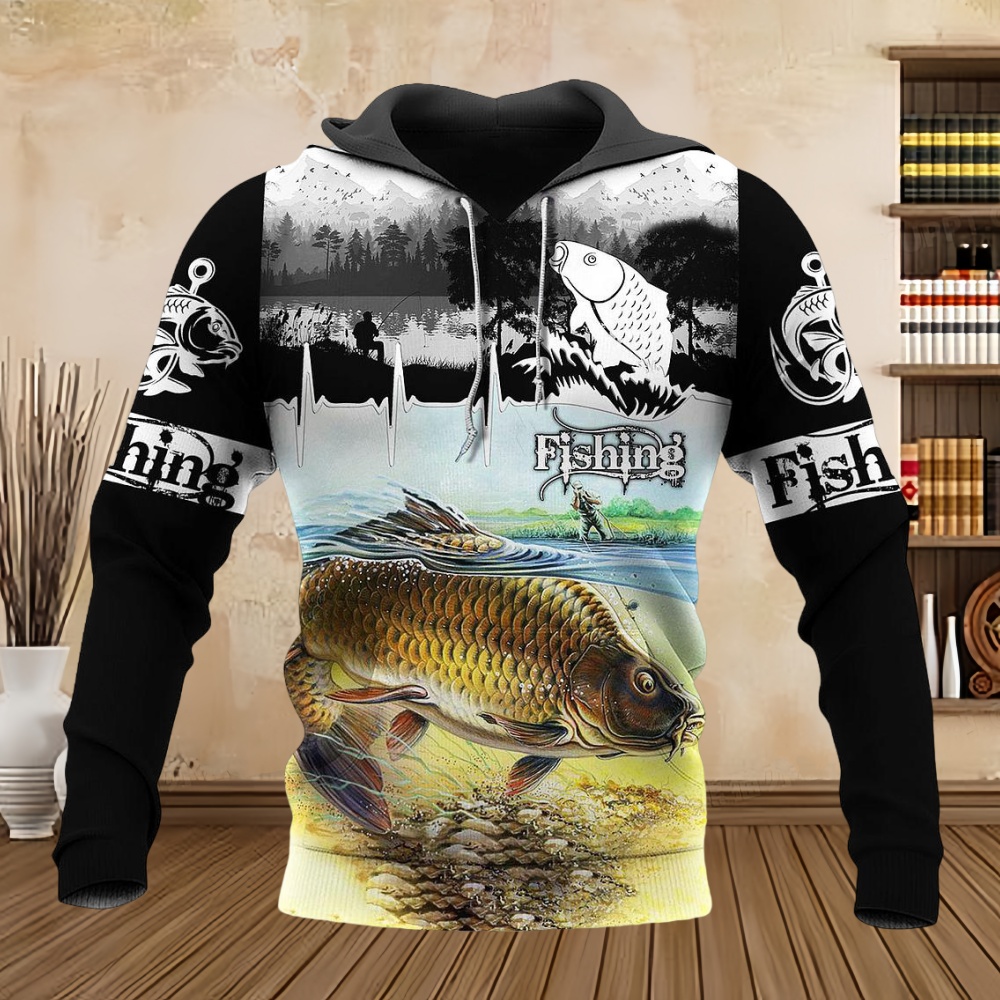 Wild Fishing Print 3D Casual H - Wildman Hunting & Outdoor Photos ulasan dan harga