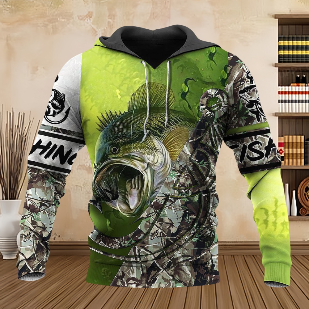 Wild Fishing Print 3D Casual H - Wildman Hunting & Outdoor Photos ulasan dan harga