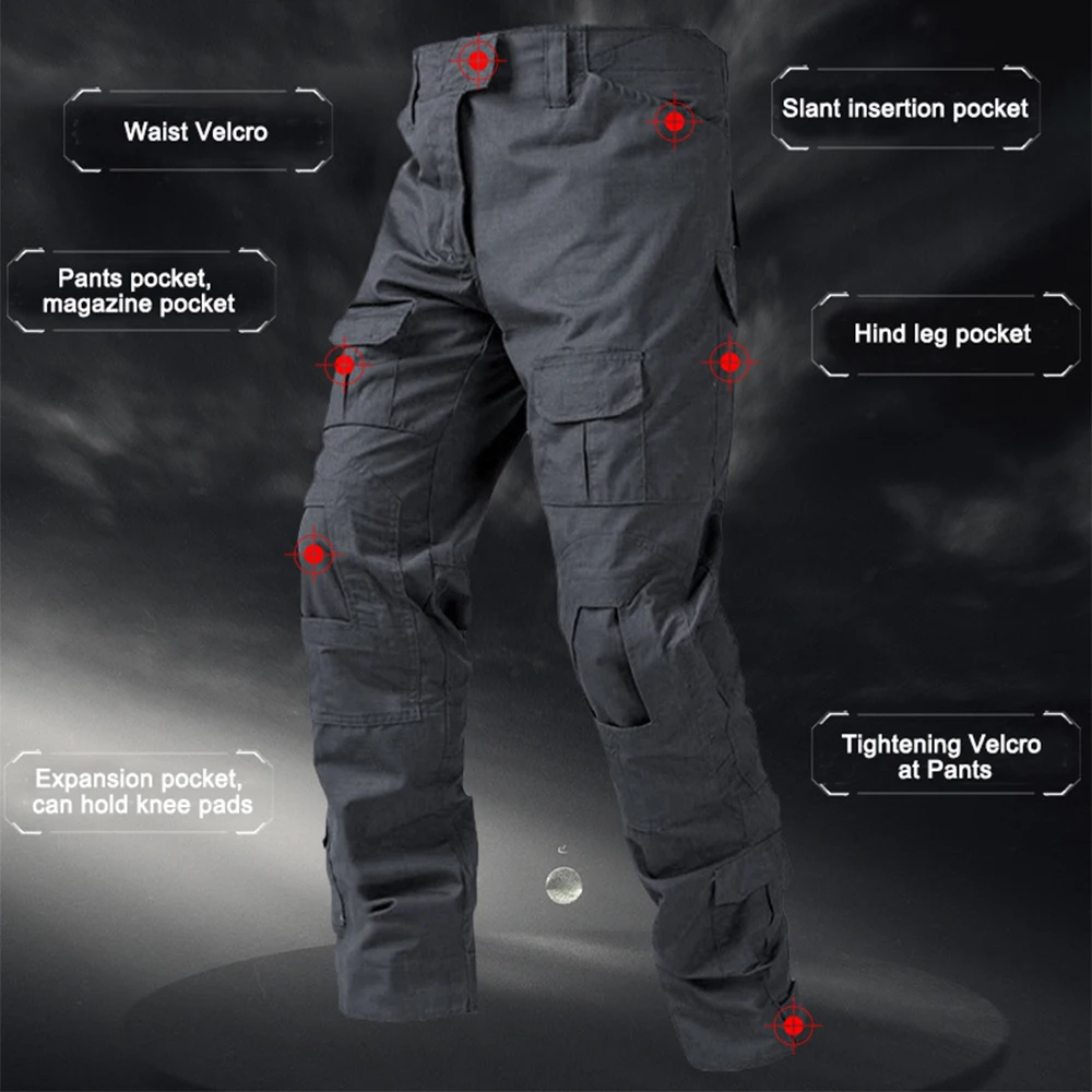 Military Men Combat Pants Tact - Outdoor Hunting Trousers ulasan dan harga