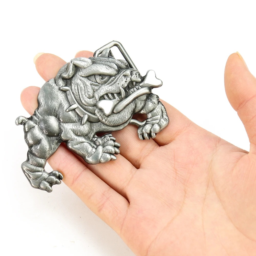 Pit Bull Dog Fangs Belt Buckle - Outdoor Hunting Gifts ulasan dan harga