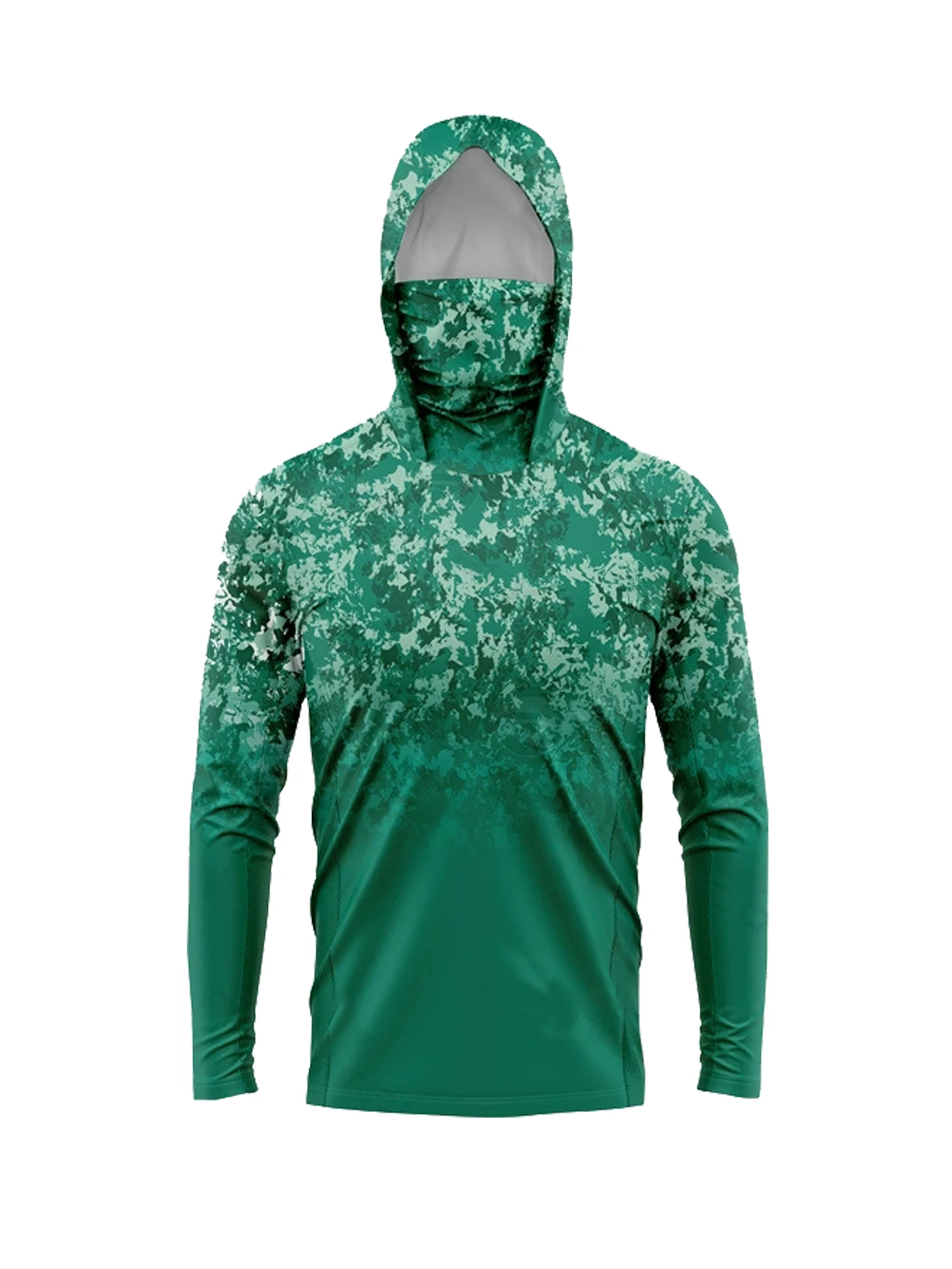 Men UPF50+ Sun Protection Fish - Outdoor Hunting Hoodie ulasan dan harga